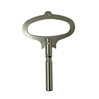 Nickelled French Clock Key - Choose Size