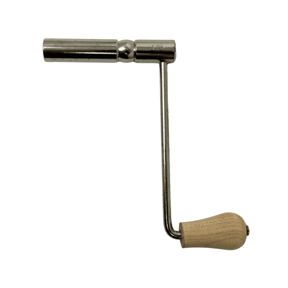French Clock Crank Key with Wooden Handle - Choose Size