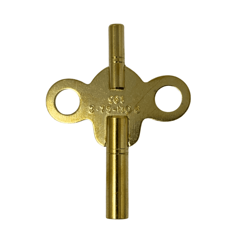 Double Ended Carriage Travel Clock Key | Size 00 + Choose Size 4-8