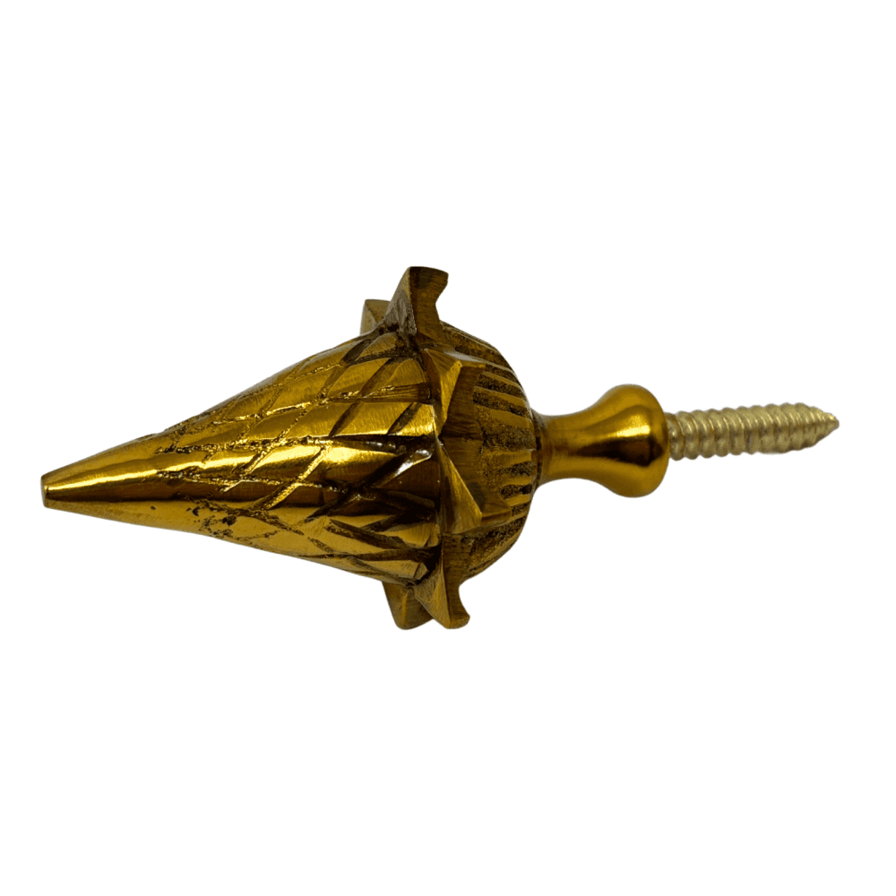 Brass Clock Finial - Small Acorn Design