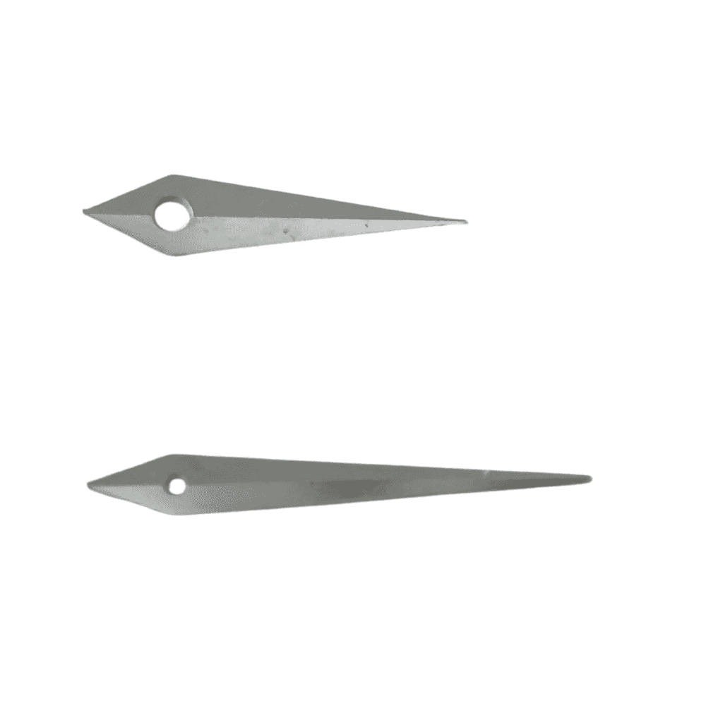 Pair of Dauphine Watch Hands (Min 0.70, Hr 1.20) - Choose Size and Colour