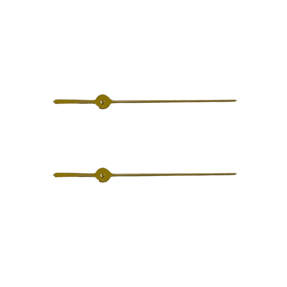 Pair of Centre Second Watch Hands (Ø0.18, Shaft Height 0.7) - Choose Colour