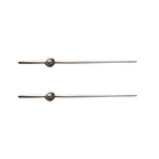 Pair of Centre Second Watch Hands (Ø0.17, Shaft Height 0.7) - Choose Length & Colour