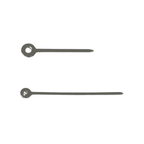 Pair of Baton Watch Hands (Min 0.65, Hr 1.00) - Choose Colour