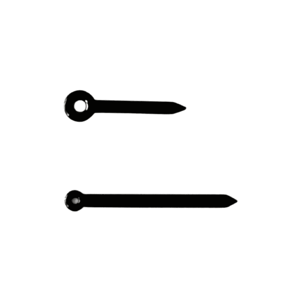Pair of Baton Watch Hands (Min 0.45, Hr 0.90) - Choose Colour