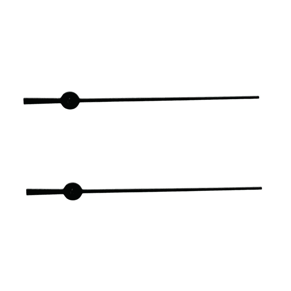 Pair of Centre Second Watch Hands (Ø0.21, Shaft Height 0.7) - Choose Colour