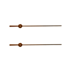 Pair of Centre Second Watch Hands (Ø0.21, Shaft Height 0.7) - Choose Colour