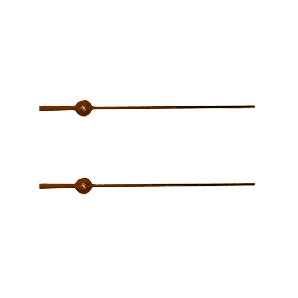 Pair of Centre Second Watch Hands (Ø0.21, Shaft Height 0.7) - Choose Colour