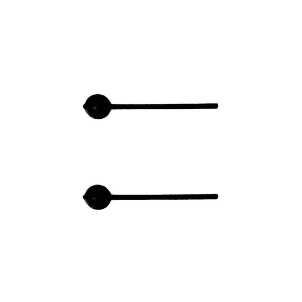 Pair of Subsidiary Dial Second Hands (Ø0.17) - Choose Length and Colour