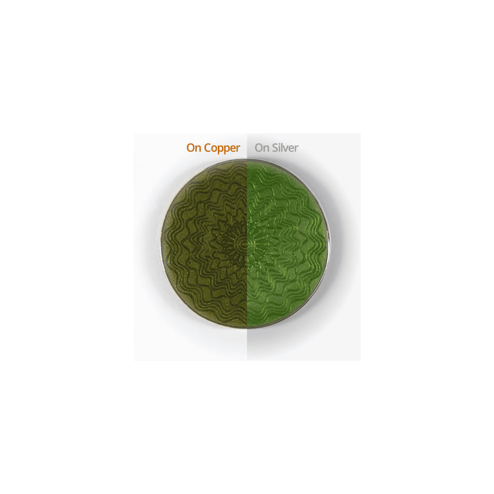 WG Ball Transparent Enamel Powder - Olive Green 7488