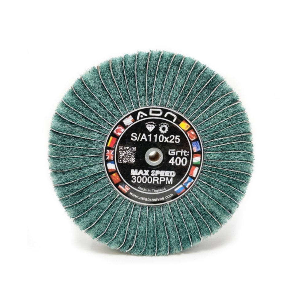 Scotch-Brite Emery Flap Wheels - Choose Grit