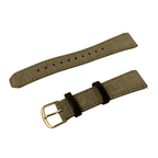 Casio Beige Leather Cloth Watch Strap 10634962