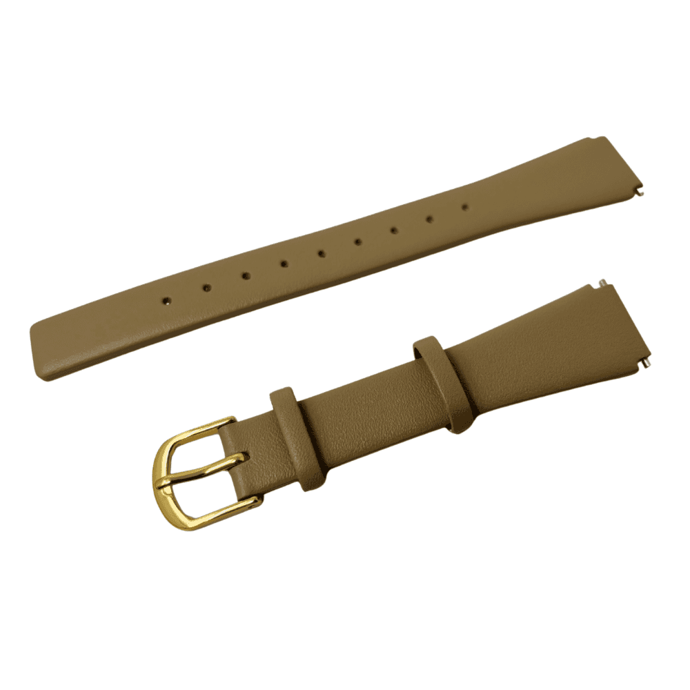 Casio Light Brown Leather Watch Strap 10644205