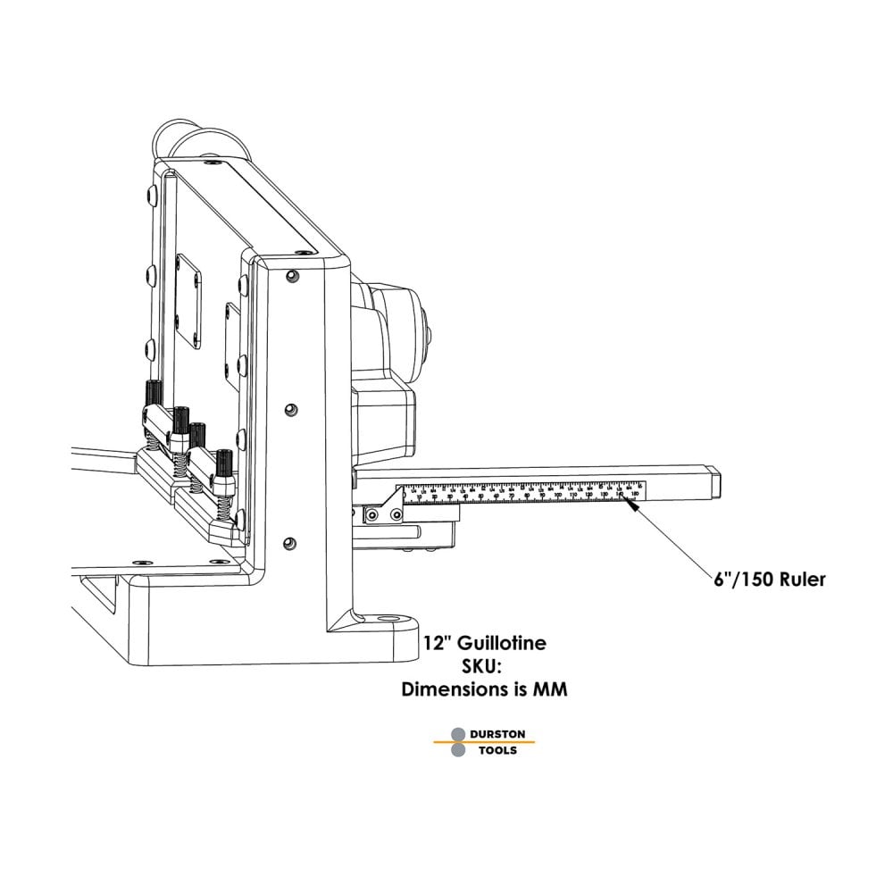 Durston 12" Guillotine Cutting Shear