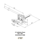 Durston 4" Guillotine Cutting Shear