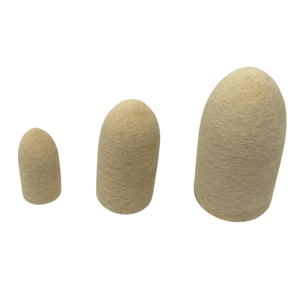 Felt Polishing Cones - Choose Size