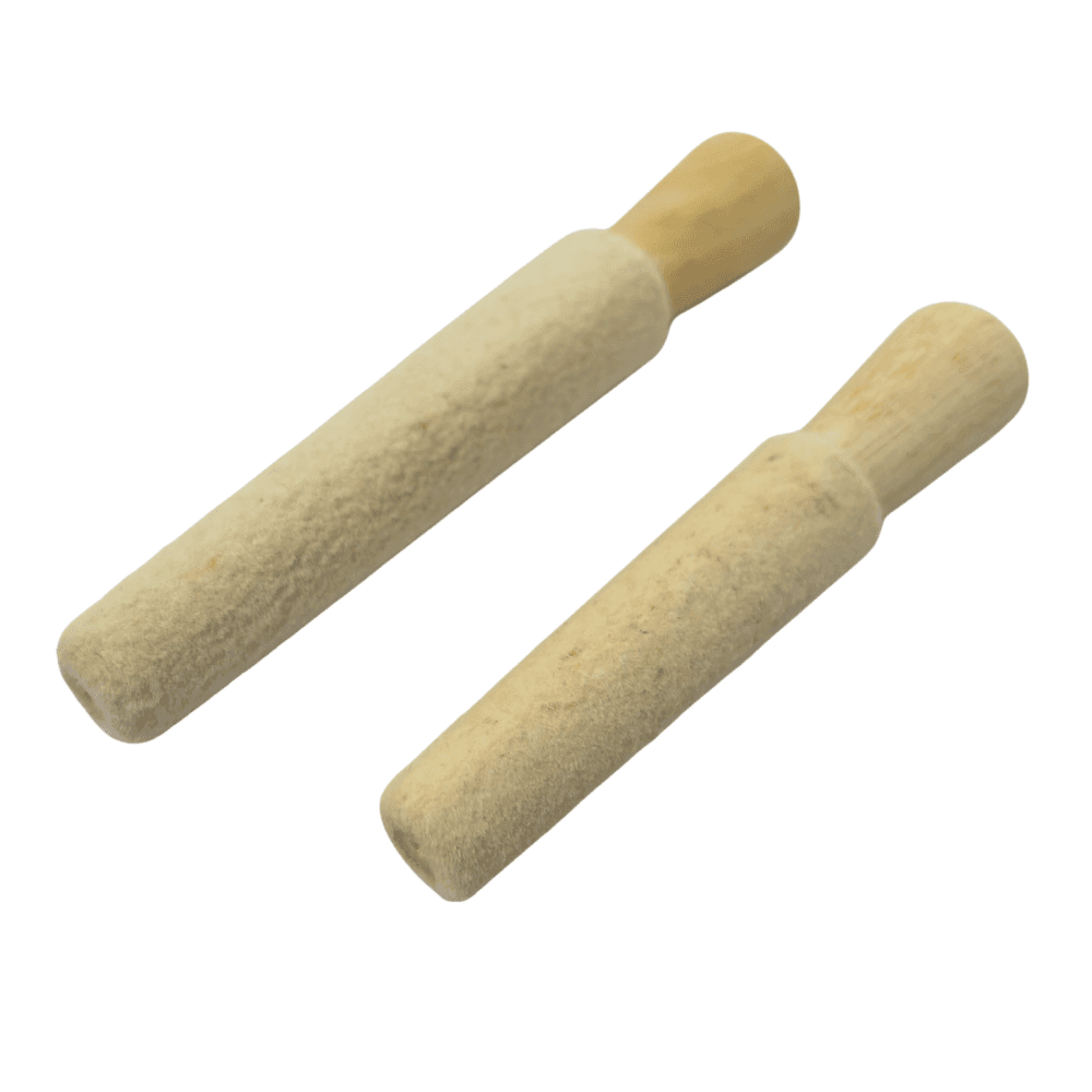 Mounted Tapered Felt Ring Polishing Cones - Choose Size
