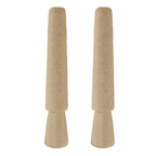 Mounted Tapered Felt Ring Polishing Cones - Choose Size