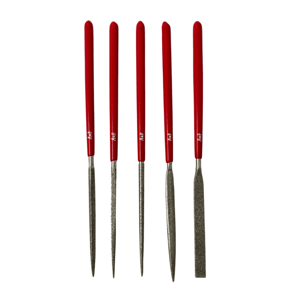 A*F Switzerland Set of 5 Diamond Needle Files