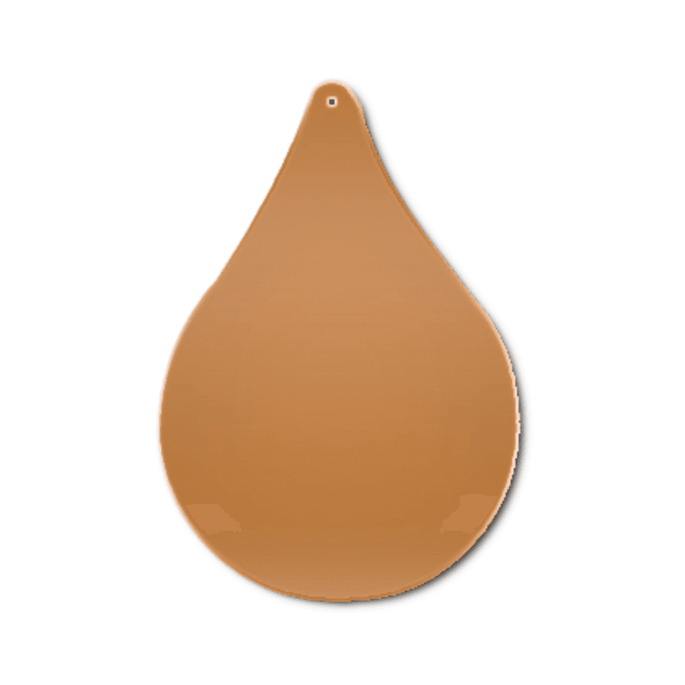 Peak Dale Copper Blanks Teardrop Shape 37 x 26 mm 5pc
