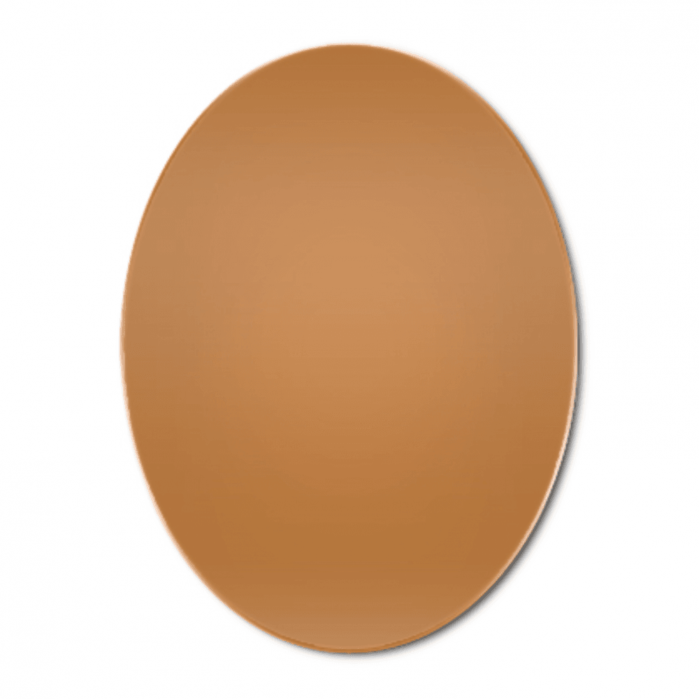 Peak Dale Copper Blanks Oval Shape 56 x 37 mm 5pc