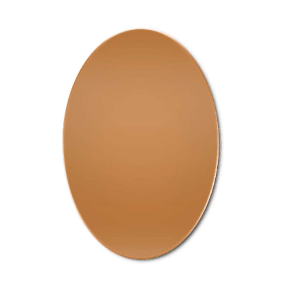 Peak Dale Copper Blanks Oval Shape 10pc - Choose Size