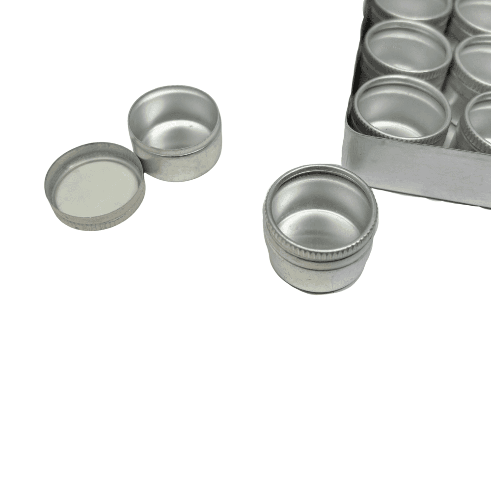 24 Aluminium Storage Tins