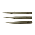Titanium Tweezers Set of 3 (No.1, No.3, No.AA)