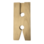 Wooden V-Slot Bench Peg