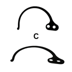 Clock Ratchet Click Springs - Choose Shape