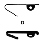Clock Ratchet Click Springs - Choose Shape