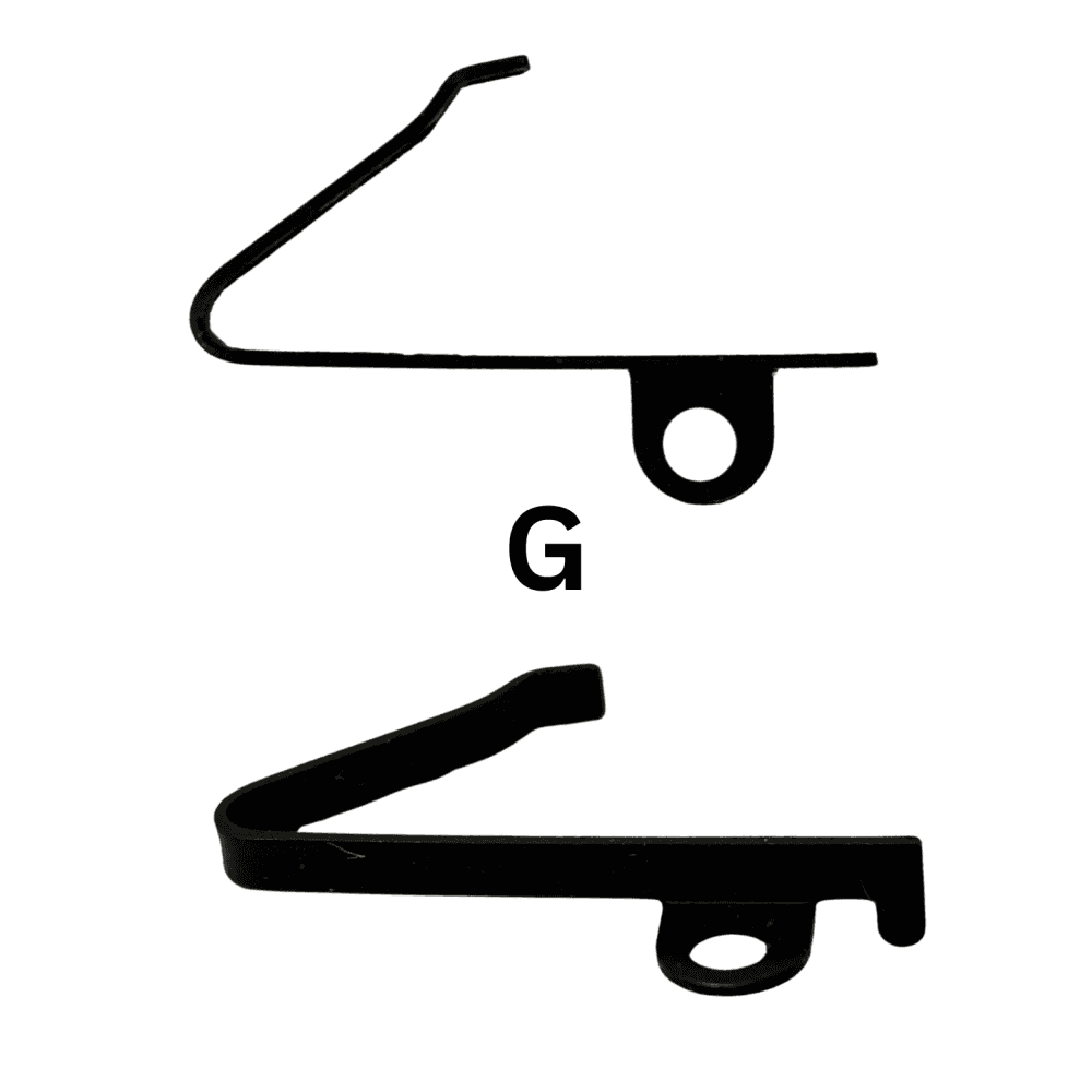 Clock Ratchet Click Springs - Choose Shape