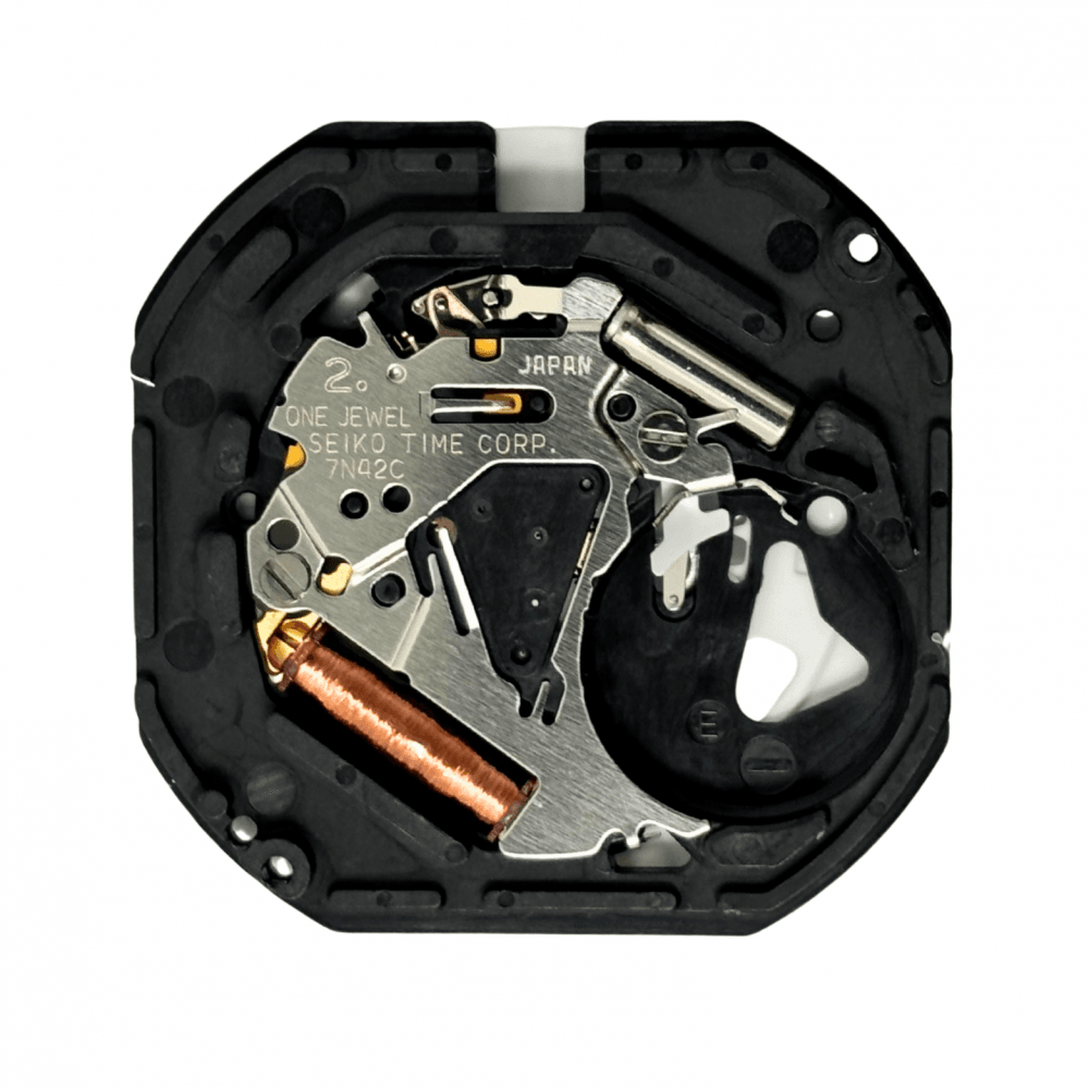 Hattori Seiko 7N42M Quartz Watch Movement (Date at 3h)