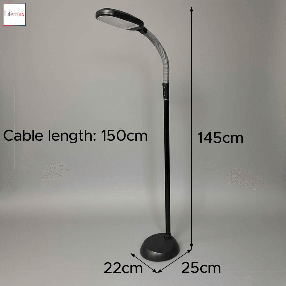 Lifemax Professional Floor Light - Black