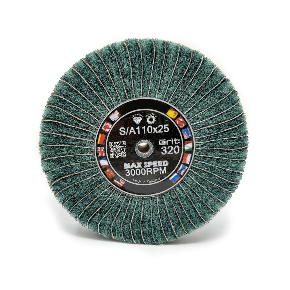 Scotch-Brite Emery Flap Wheels - Choose Grit