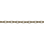 Clock Chain - Brass Plated, 180cm Long, 66 Links per Foot