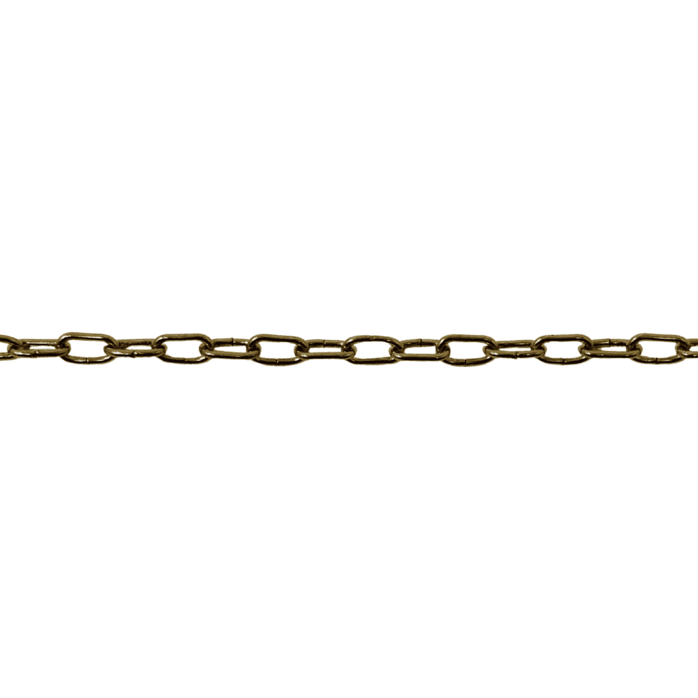 Clock Chain - Brass Plated, 180cm Long, 66 Links per Foot