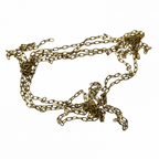 Clock Chain - Brass Plated, 180cm Long, 66 Links per Foot