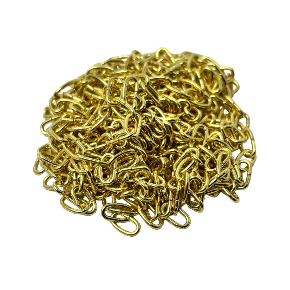 Clock Chain - Brass Plated, 180cm Long, 61 Links per Foot