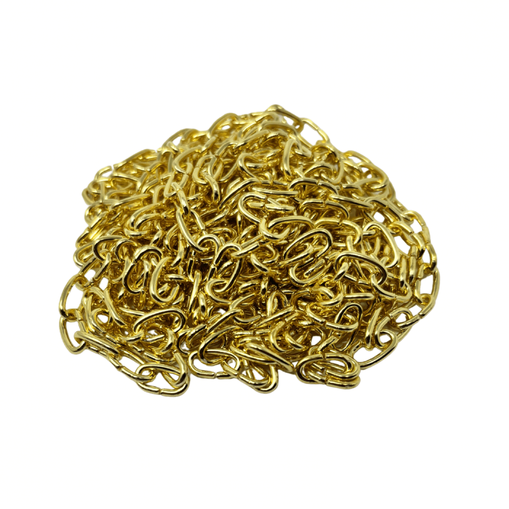 Clock Chain - Brass Plated, 220cm Long, 47 Links per Foot