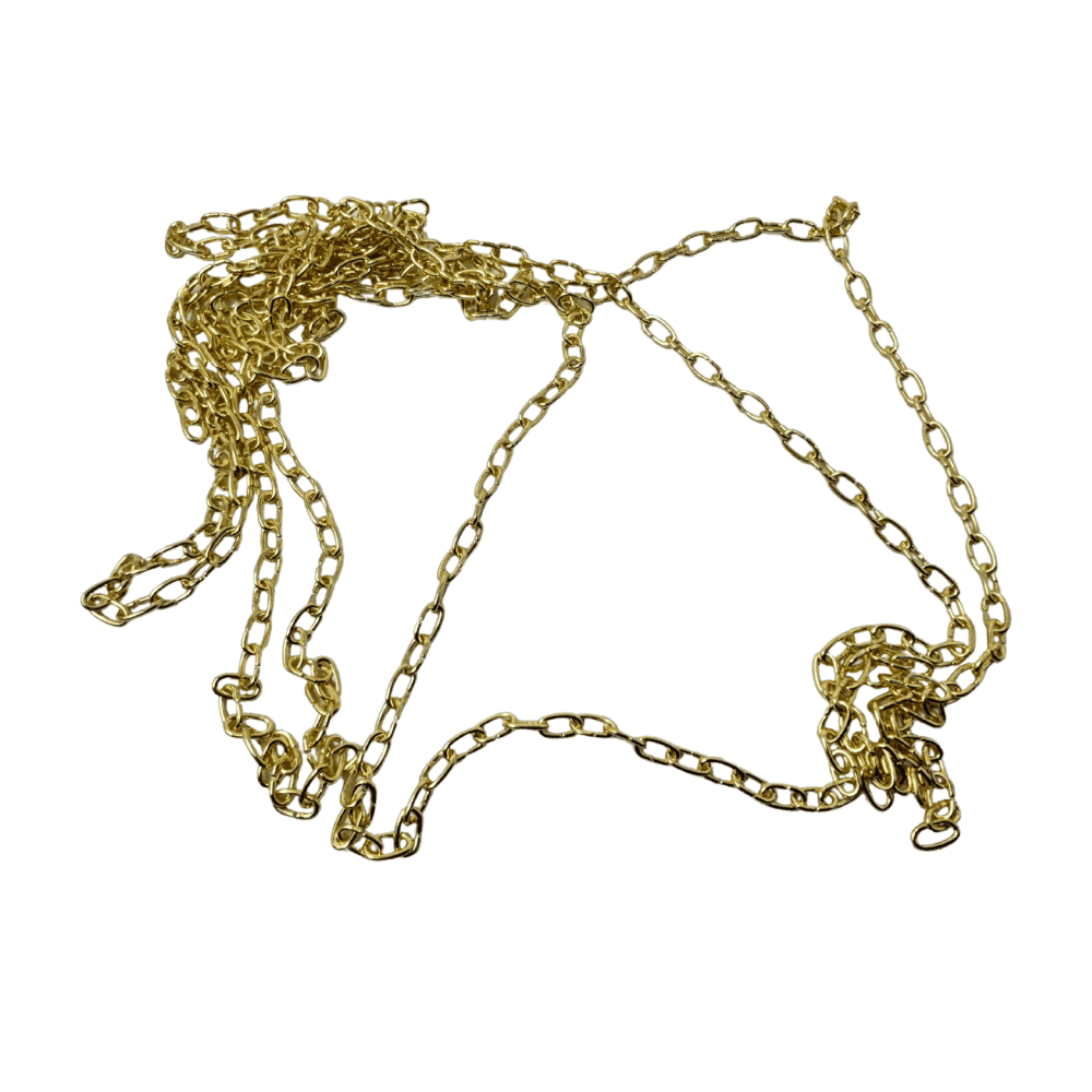 Clock Chain - Brass Plated, 220cm Long, 47 Links per Foot