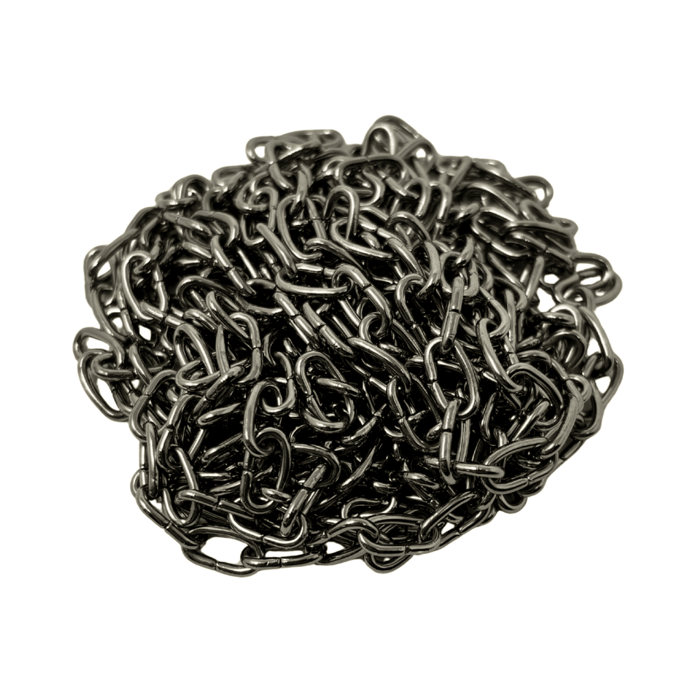 Clock Chain - Stainless Steel, 200cm Long, 47 Links per Foot