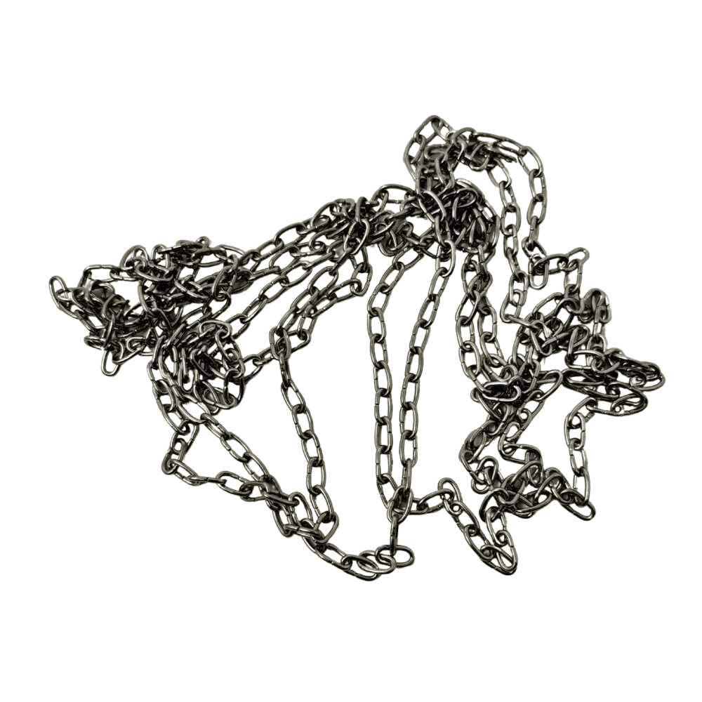 Clock Chain - Stainless Steel, 200cm Long, 47 Links per Foot