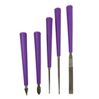 Diamond-Coated Bead Reamers Set of 5