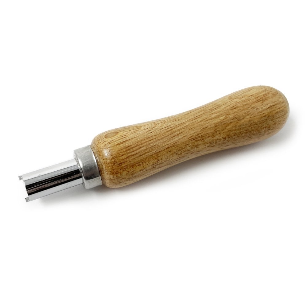 Clock Centre Nut Fixing Tool with Wooden Handle