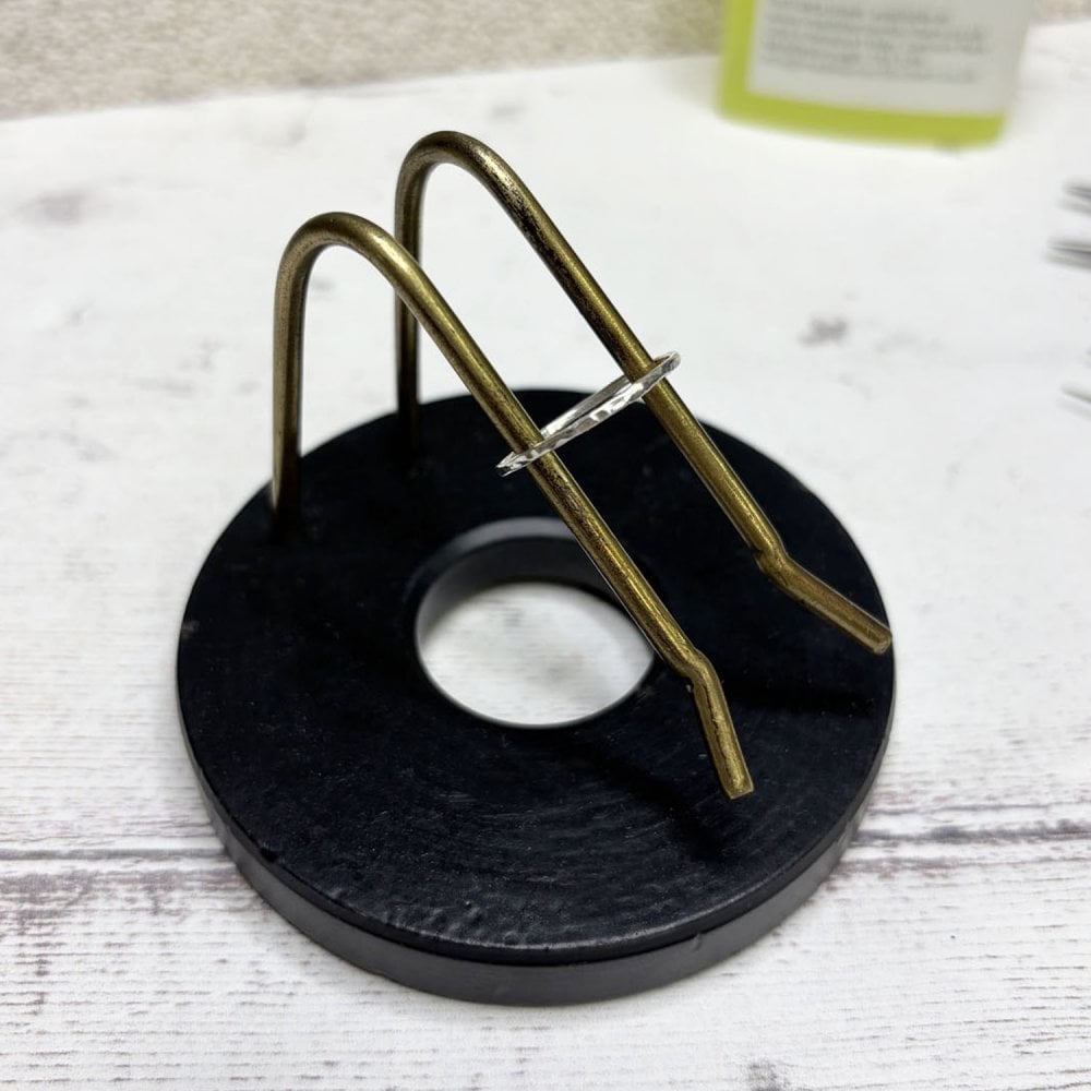 Solder Ring Stand with Adjustable Prongs