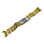 Rolex Oyster Style Bracelet - Curved Ends, Gold Plated
