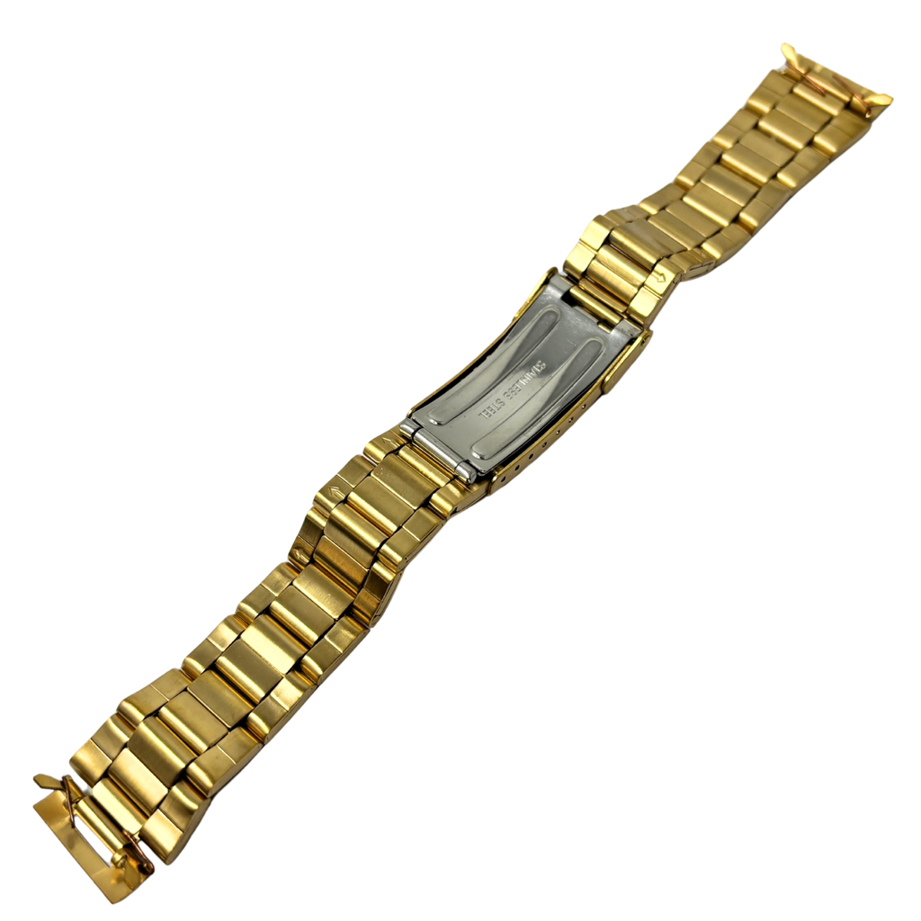 Rolex Oyster Style Bracelet - Straight Ends, Gold Plated