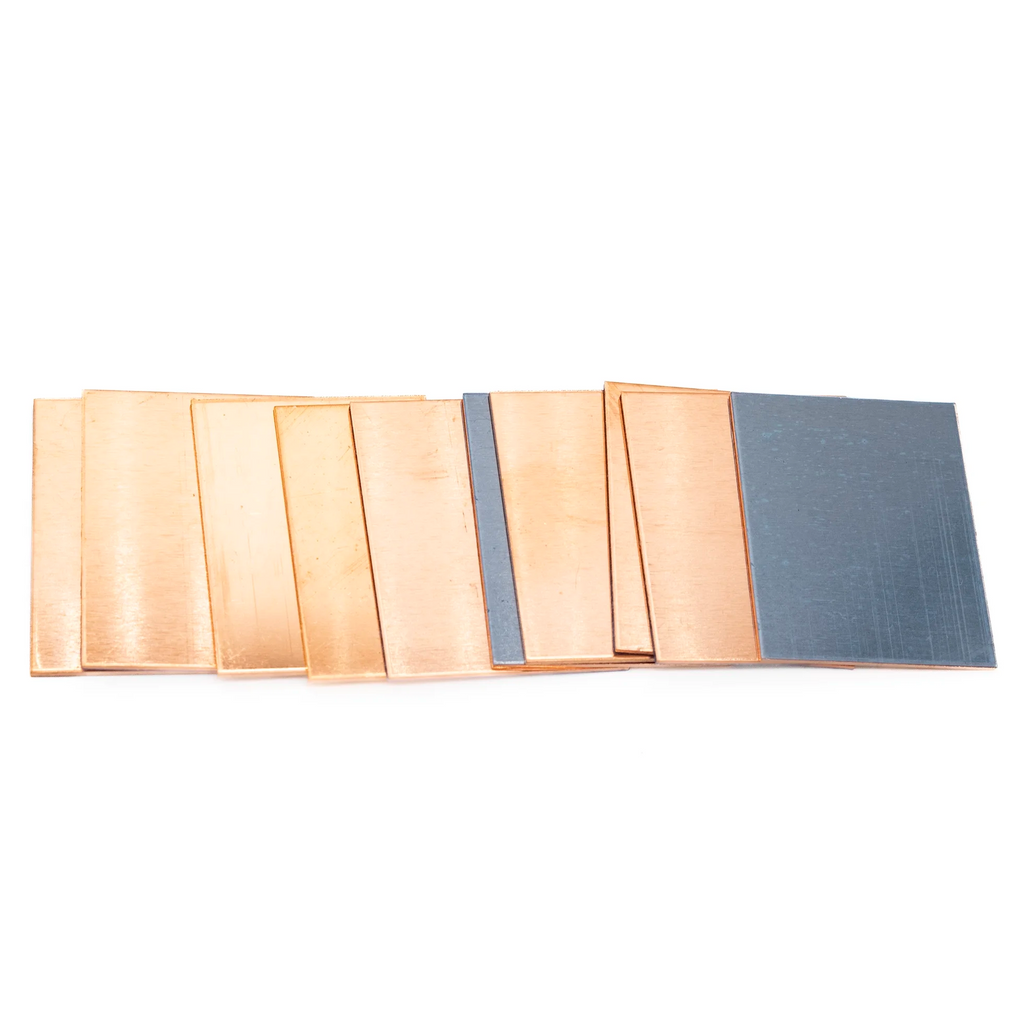 Peak Dale Copper Blanks Oblong Shape 10pc - Choose Size