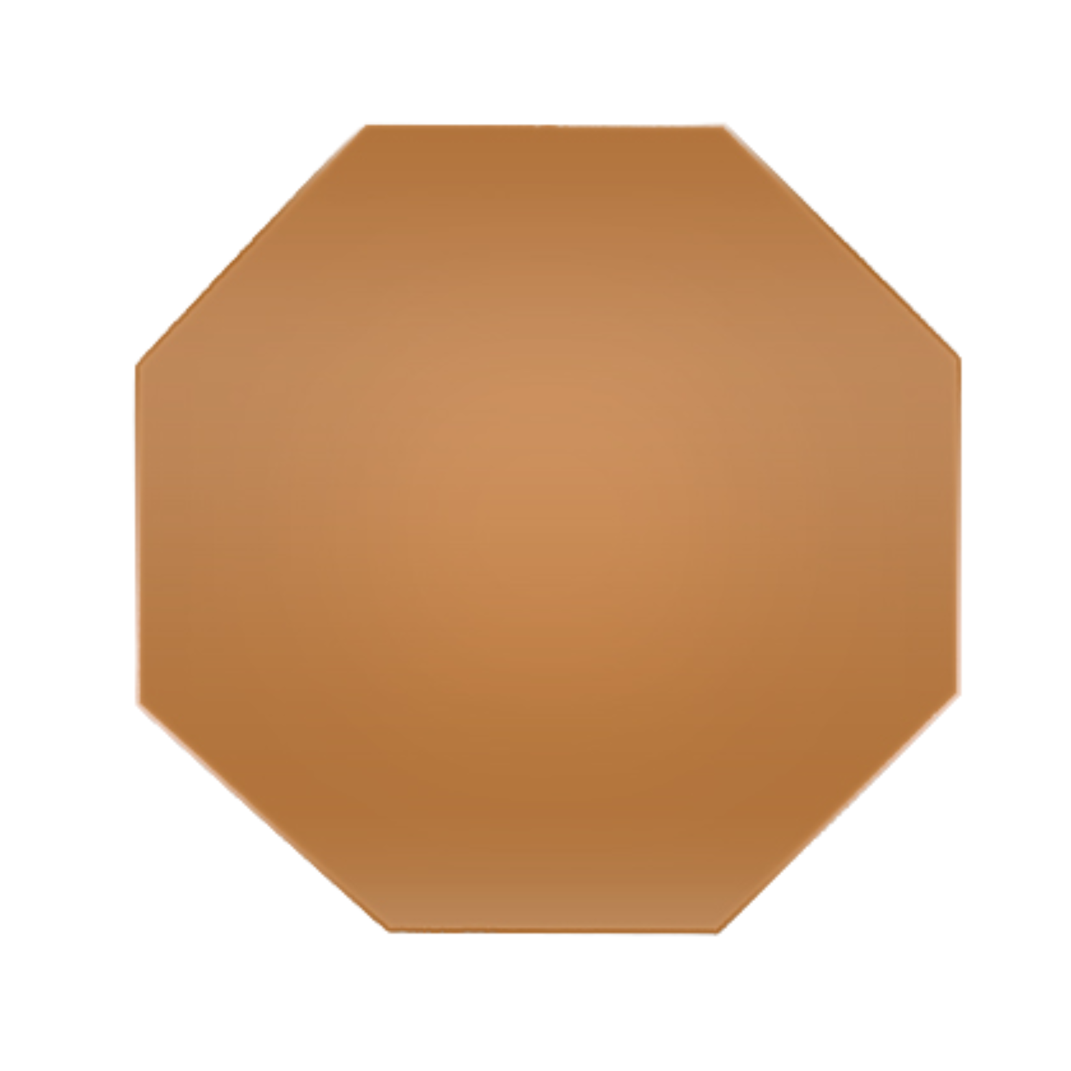 Peak Dale Copper Blanks Octagon Shape 37mm 5pc